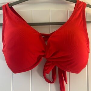 Red Women's Bikini Top